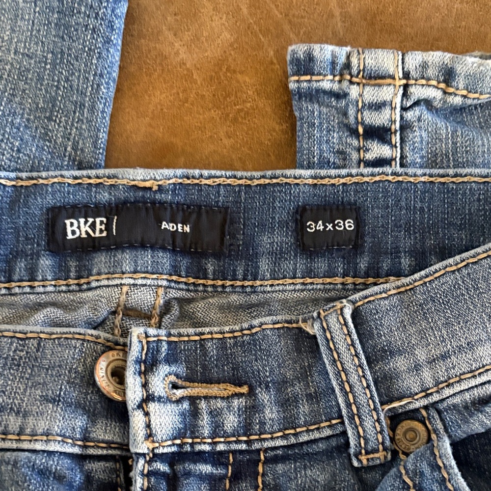 BKE Men's Straight Jeans - Aiden Style 34x36 - Picture 7 of 7